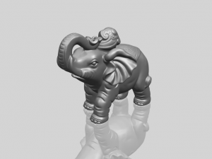 elephant 05 3D 打印模型