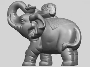 elephant 05 3D Print Model