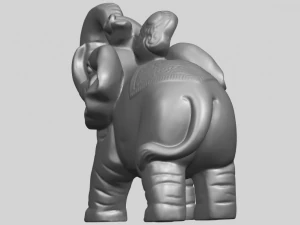 elephant 05 3D Print Model