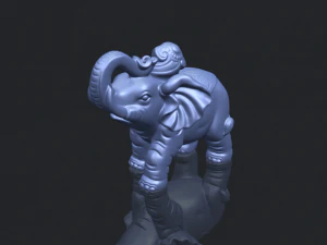 elephant 05 3D Print Model