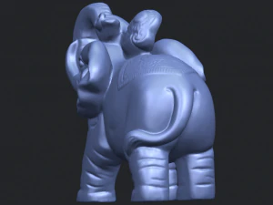 elephant 05 3D Print Model