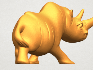 rhinocero 02 Model do druku 3D