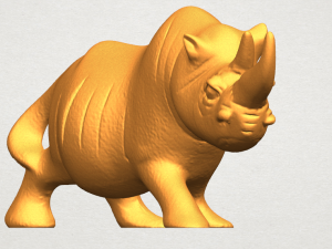rhinocero 02 Model do druku 3D