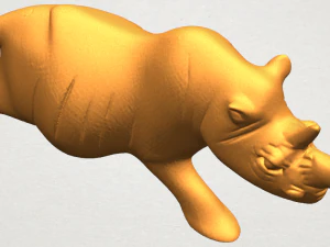 rhinocero 02 3D Print Model