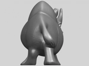rhinocero 02 3D Print Model