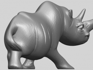 rhinocero 02 Model do druku 3D