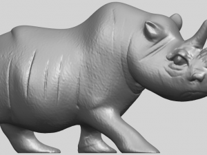 rhinocero 02 Model do druku 3D