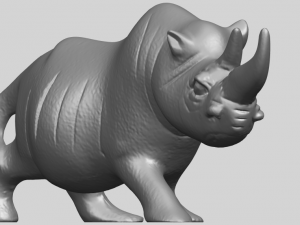 rhinocero 02 Model do druku 3D