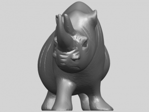 rhinocero 02 Model do druku 3D