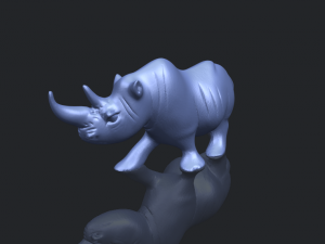 rhinocero 02 Model do druku 3D
