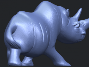 rhinocero 02 Model do druku 3D