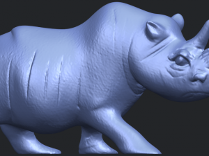 rhinocero 02 Model do druku 3D