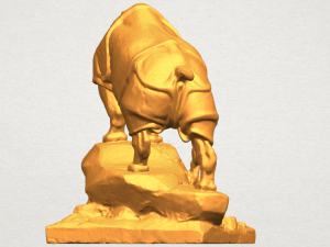 rhinocero 03 Model Cetak 3D