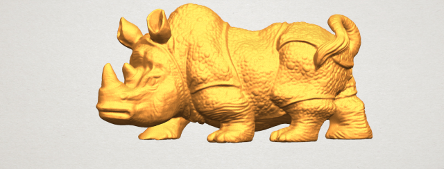 rhinocero 04 female Model Cetak 3D .c4d .max .obj .3ds .fbx .stl .blend 