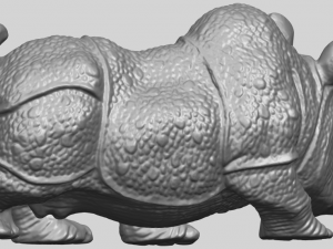 rhinocero 04 female Model Cetak 3D