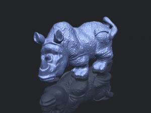 rhinocero 04 female Model Cetak 3D