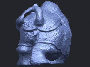 rhinocero 04 female Model Cetak 3D