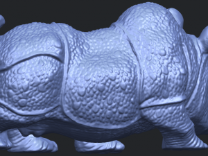 rhinocero 04 female Model Cetak 3D