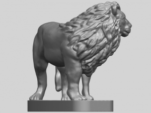 lion 03 3D-printmodel