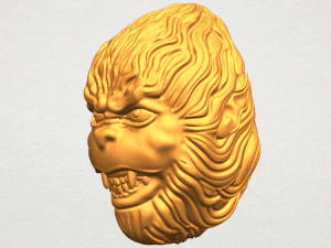 monkey head 3D Print Model