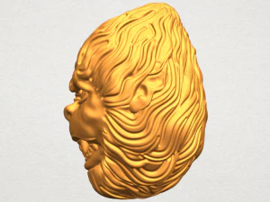 monkey head 3D Print Model