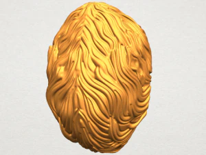 monkey head 3D Print Model
