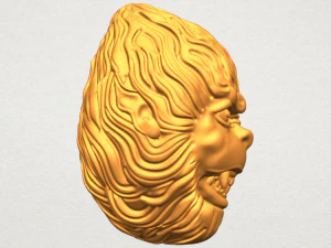 monkey head 3D Print Model