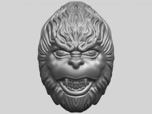 monkey head 3D Print Model