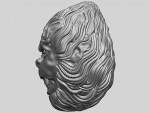 monkey head 3D Print Model