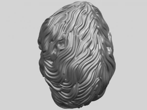 monkey head 3D Print Model