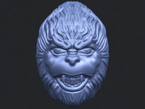 monkey head 3D Print Model