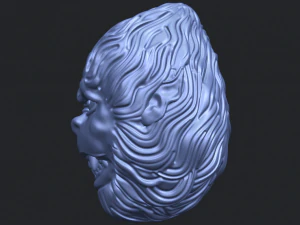 monkey head 3D Print Model