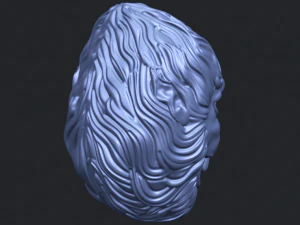 monkey head 3D Print Model