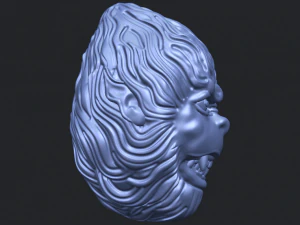 monkey head 3D Print Model