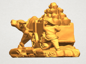golden car Modèles 3D en vedette