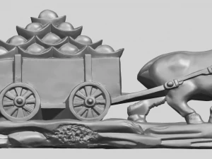 golden car 3D Print Model