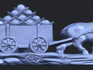 golden car Modèles 3D en vedette