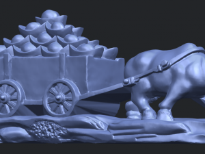 golden car Modèles 3D en vedette
