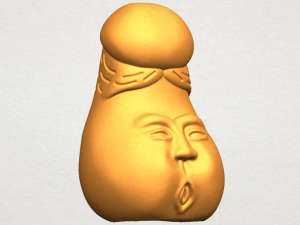 dick 01 cute Modello di stampa 3D