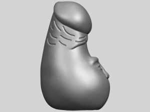 dick 01 cute Modello di stampa 3D