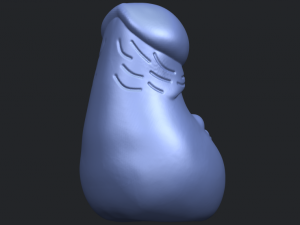 dick 01 cute Modello di stampa 3D