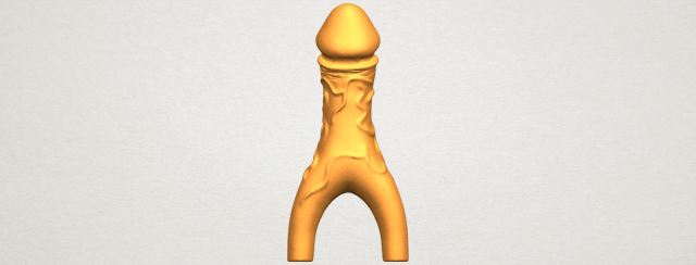 dick 02 3D-Druckmodell .c4d .max .obj .3ds .fbx .stl .blend 