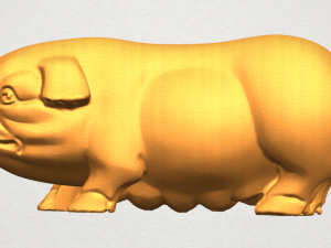 pig 01 female 3D Print Model