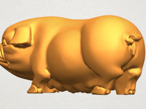 pig 01 female 3D Принт Модель