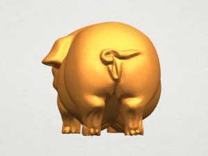 pig 01 female 3D Print Model
