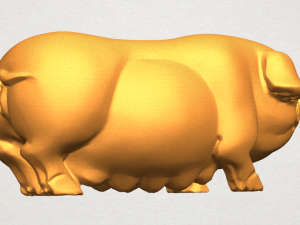pig 01 female 3D Принт Модель