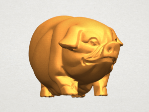 pig 01 female 3D Принт Модель