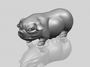 pig 01 female 3D Принт Модель