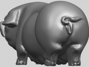 pig 01 female 3D Принт Модель