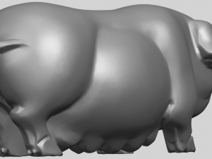 pig 01 female 3D Принт Модель